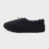 Women's Faux Shearling Pull-On Slipper Socks with Metal Toggle & Grippers - image 2 of 4