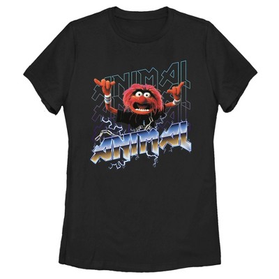 Women's The Muppets Animal Metal T-Shirt