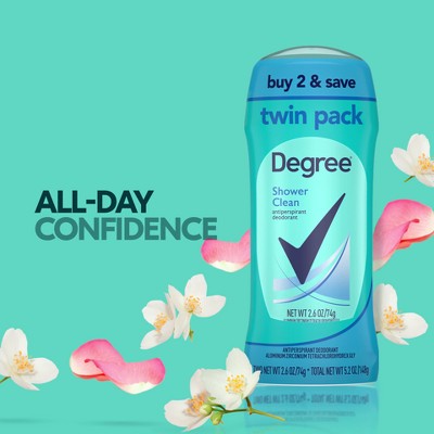 Degree Shower Clean 48-Hour Antiperspirant Deodorant Invisible