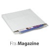 Fosmon #6 Poly Bubble Mailer 12.5 x 16, Extra Wide Padded Shipping Envelopes, White - image 2 of 4