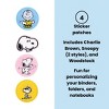 Yoobi 4pk Peanuts Sticker Patches Snoopy Dance, School Supplies - 2 of 4