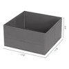 REGALWOVEN Fabric Reinforced Storage Bin for Organizing Clothes Books 2 Pcs - image 4 of 4