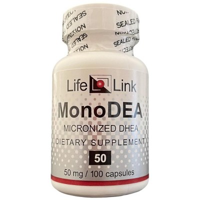 MonoDEA  DHEA 50mg by LifeLink  -  100 Capsule