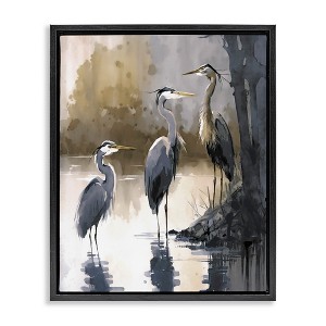 Stupell Industries Lake View Herons, 25" x 31" - 1 of 4