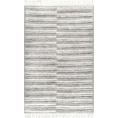 Nuloom Fred Striped Shag Area Rug