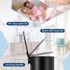 8 Gallon Round Trash Can, Stainless Steel Waste Container, Soft-Close Lid and Foot Pedal, Removable Inner Bucket, for Home, Office, Bathroom - 3 of 4