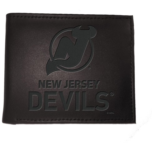 Evergreen NHL New Jersey Devils Black Leather Bifold Wallet Officially Licensed with Gift Box - image 1 of 1