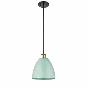 Plymouth Dome - 1 Light Stem Hung Pendant In Industrial Style-10.88 Inches Tall and 9 Inches Wide - 1 of 1