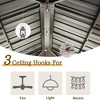 NicBex Permanent Galvanized Steel Roof Outdoor Gazebo with Aluminum Frame, Pavilion Metal Gazebos with Netting & Curtains for Garden, Patios, Lawns - 4 of 4
