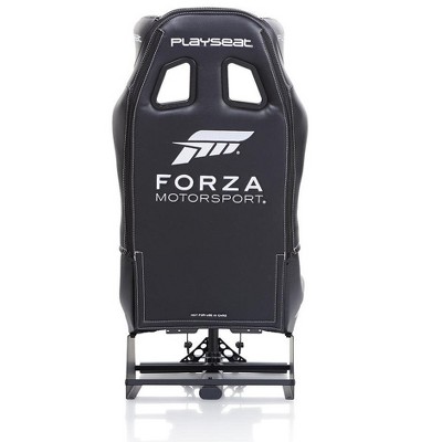 Black Leather Look Vinyl Foldable Racing Simulator Cockpit