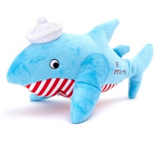 The Worthy Dog Nautical Shark Toy - 1 of 4