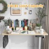 GlasFlength Desk, Standing Desk with Splicing Board, Adjustable Height for Study Room, Game Room, Office, Brown, 40"*24"*27.5" - 3 of 4