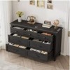 7 Drawer Dresser for Bedroom,54 Inch Wide Wood Storage Chest, Freestanding Closet Organizer for Living Room, Entryway - 2 of 4