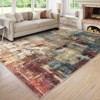 Lahome Modern Abstract Washable Area Rug-Soft Carpet for Living Room, Bedroom, or Office - 4 of 4