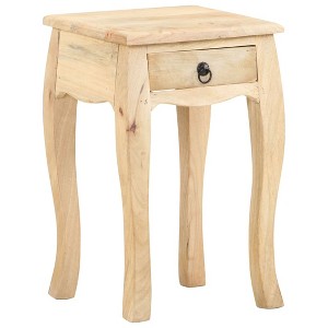 vidaXL Bed Cabinet 11 in.x11 in.x18.1 in. Solid Mango Wood - 1 of 4