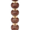 Kumasinova 23" Elegant Mango Wood Accent Pedestal End Table,Retro Sofa Side Table Fluted Frame Nightstand for Living Room,Bedroom&Outdoor - 4 of 4