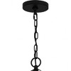 Quoizel Lighting Adelaide 6 - Light Chandelier in  Matte Black - 3 of 4