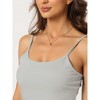 cheibear Women's Lounge Camisole Tops and Shorts Ruffle Pajama Sets - 4 of 4