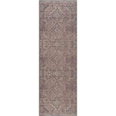 Hauteloom Barny Brown Flat Pile Washable Rug