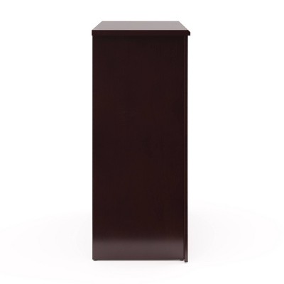 Espresso Double Nursery Vertical 4-Drawer Chest