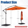 HYLEORY Hawkinsville 10ft. Cantilever Umbrella - 3 of 4