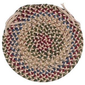 Colonial Mills Twilight - Oatmeal Chair Pad, Set of 4 - 1 of 2