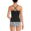 Lands' End Women's Chlorine Resistant Plunge X-Back Tankini Swimsuit Top - 2 of 4