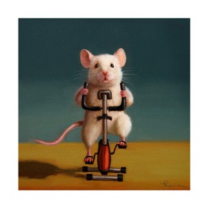 Trademark Fine Art - Lucia Heffernan Gym Rat Spin Canvas Art - 1 of 4