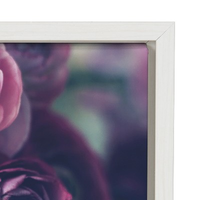 Yours Truly Floral Framed Canvas Wall Art, 18x24