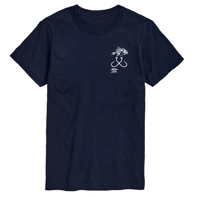 Men's - Instant Message - Skeleton Fish Short Sleeve Graphic T-Shirt
