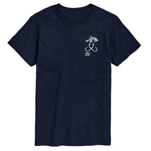 Men's - Instant Message - Skeleton Fish Short Sleeve Graphic T-Shirt - 1 of 4