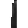 NicBex Hall Tree with Bench 35 In Hall Trees for Entryway with 3 Hooks, 1 Shoe Cabinet, and Large Side Storage Cabinet, Black - 4 of 4
