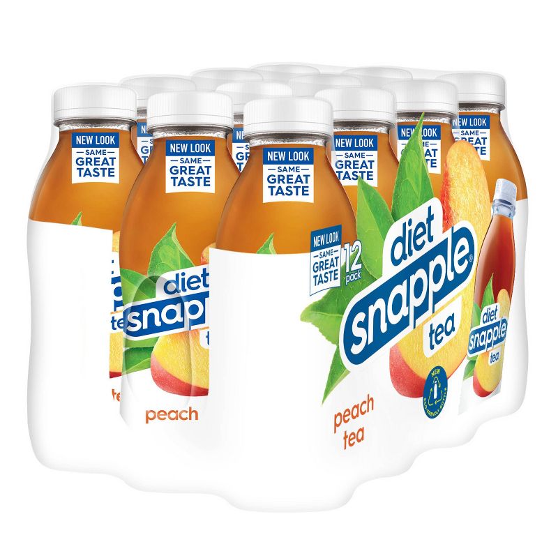 Diet Snapple Peach Tea - 12pk/16 fl oz Bottles, 5 of 10