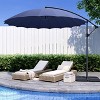 MOEPISY 10ft Offset Patio Umbrella with 360° Rotation - Heavy Duty Cantilever, Blue - 2 of 4
