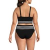 Lands' End Women's V-Neck Underwire Tankini Top - 2 of 4