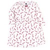 Hudson Baby Infant and Toddler Girl Long-Sleeve Cotton Dresses 2pk, Candy Cane, 6-9 Months - 2 of 3