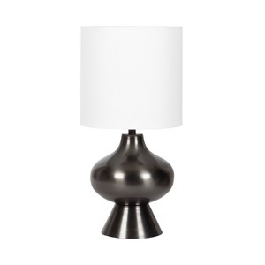 Kate and Laurel Bahira Modern Metal Bedside Table Lamp - 1 of 4