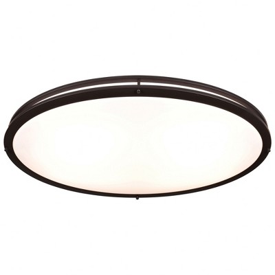 Access Lighting Solero Iii 1 - Light Flush Mount in  Bronze