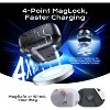 HTUTWOO Auto-Open For AirPods Pro 2nd/1st Gen Case With Built-in Magnets, Compatible With Mag-Safe Charging, With Air-AL Carabiner - 2 of 4