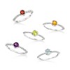 Ross-Simons 1.60 ct. t.w. Multi-Gemstone Jewelry Set: 5 Beaded Rings in Sterling Silver - 4 of 4