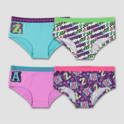 Girls' Hanging Zombies 4pk Underwear - 6