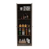 Chery Life 71" h Kitchen and Dining Cabinets, Double Door Storage Cabinet with 5 Shelves - 2 of 4