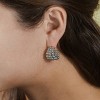 SHINE by Sterling Forever Bubble Sphere Trio Hoop Earrings - 2 of 4