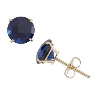 Designs By Gioelli 10K Gold Gemstone Stud Earrings - 1 of 2