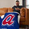 MLB Atlanta Braves Cooperstown Collection Throwback Silk Touch Throw Blanket 50 x 60 Inches - 2 of 4