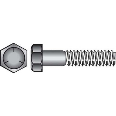 Hillman 1 In. D X 6 In. L Heat Treated Zinc Steel Hex Head Cap Screw 10 ...