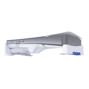 4Gamers PS5 Slim Horizontal Stand- Designed to improve ventilation and airflow, as well as maintaining the health and performance - 1 of 4