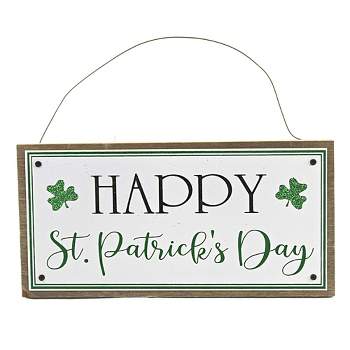 Saint Patricks Irish Blessings Wall Sign - One Sign 6.25 Inches - Clover  Luck - 70080b - Wood - Green : Target
