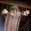 Morris Costumes 5.9 ft Light-Up Hanging Skeleton Scarecrow Decoration - Beige - 3 of 3