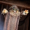 Morris Costumes 5.9 ft Light-Up Hanging Skeleton Scarecrow Decoration - Beige - image 3 of 3